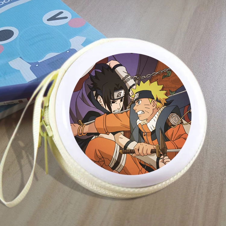 Naruto Animation peripheral Tinning zipper zero wallet key bag