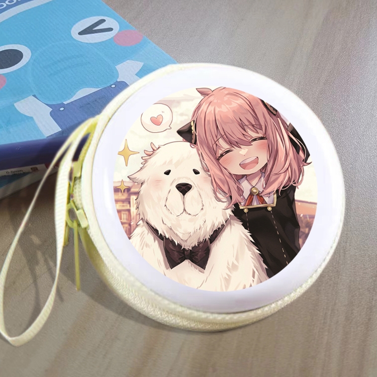 SPY×FAMILY Animation peripheral Tinning zipper zero wallet key bag