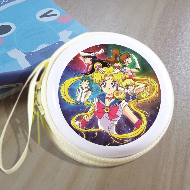 sailormoon Animation peripheral Tinning zipper zero wallet key bag