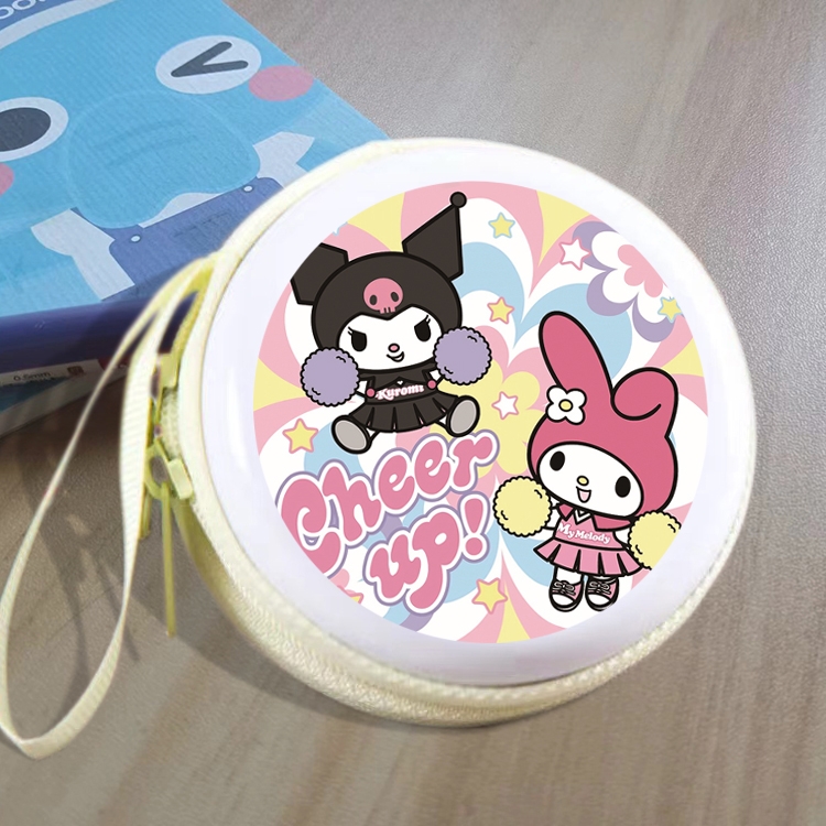 Sanrio Animation peripheral Tinning zipper zero wallet key bag