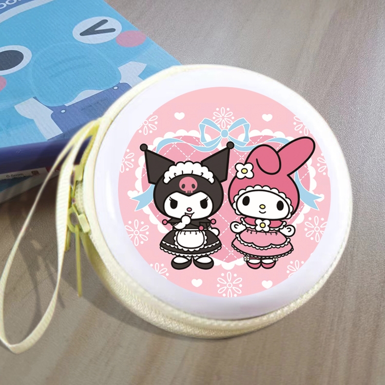 Sanrio Animation peripheral Tinning zipper zero wallet key bag