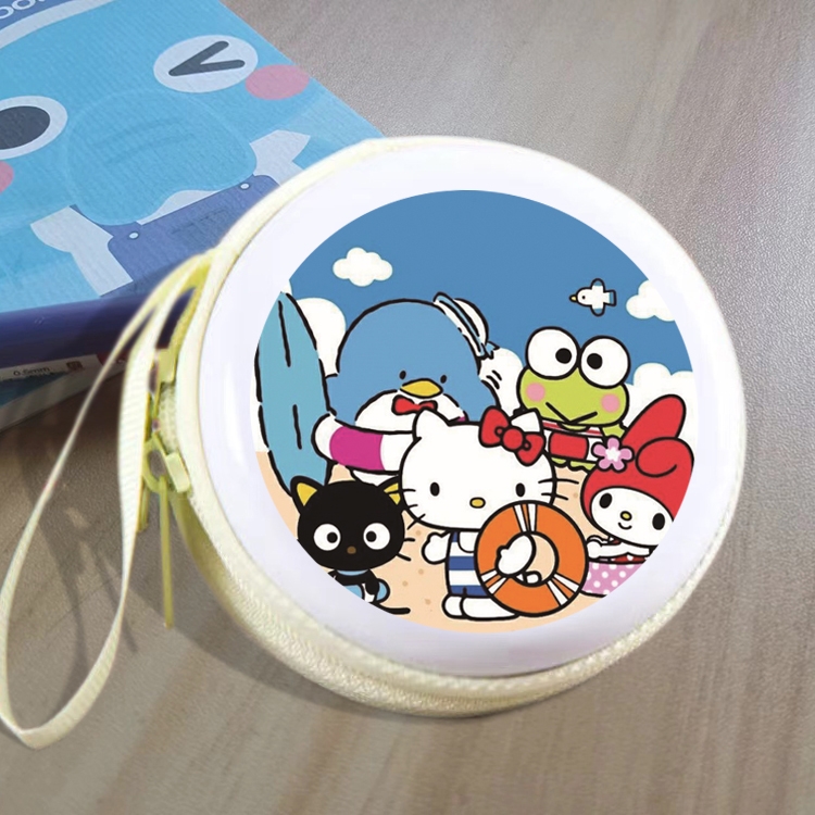 Sanrio Animation peripheral Tinning zipper zero wallet key bag