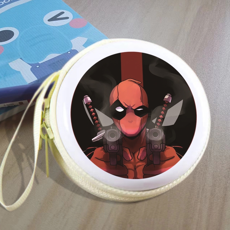 Deadpool Animation peripheral Tinning zipper zero wallet key bag