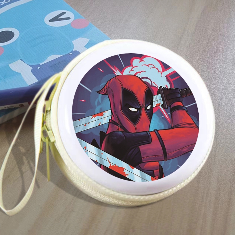 Deadpool Animation peripheral Tinning zipper zero wallet key bag