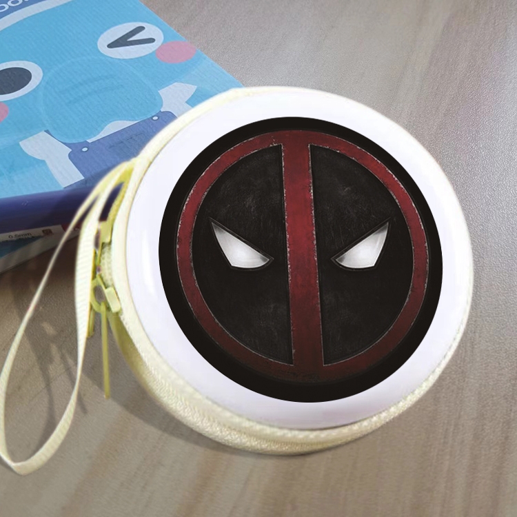 Deadpool Animation peripheral Tinning zipper zero wallet key bag