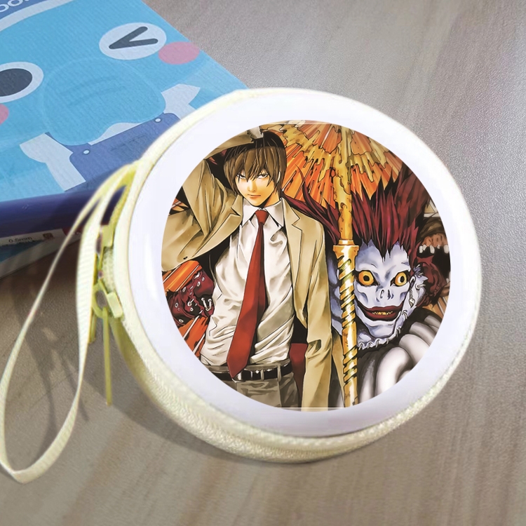 Death note Animation peripheral Tinning zipper zero wallet key bag