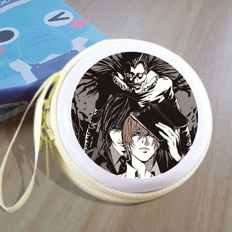 Death note Animation peripheral Tinning zipper zero wallet key bag