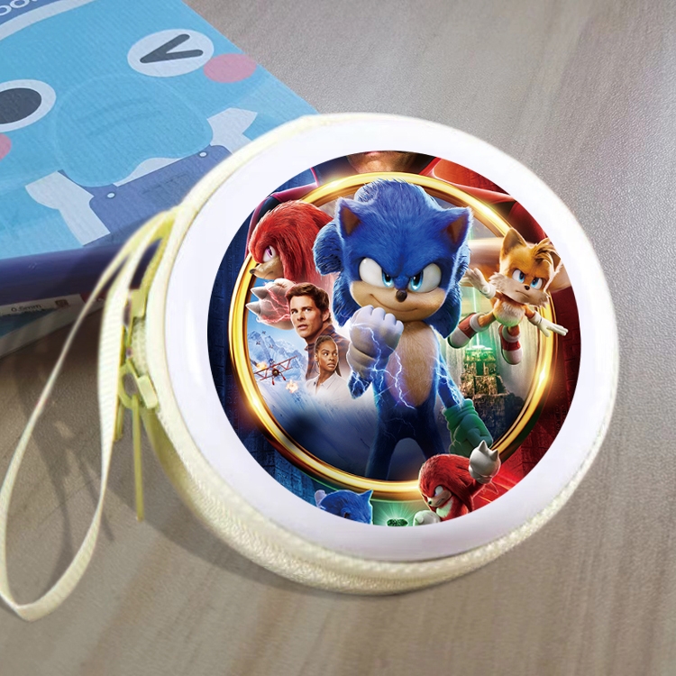 Sonic The Hedgehog Animation peripheral Tinning zipper zero wallet key bag