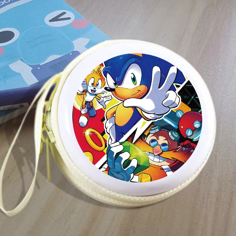 Sonic The Hedgehog Animation peripheral Tinning zipper zero wallet key bag