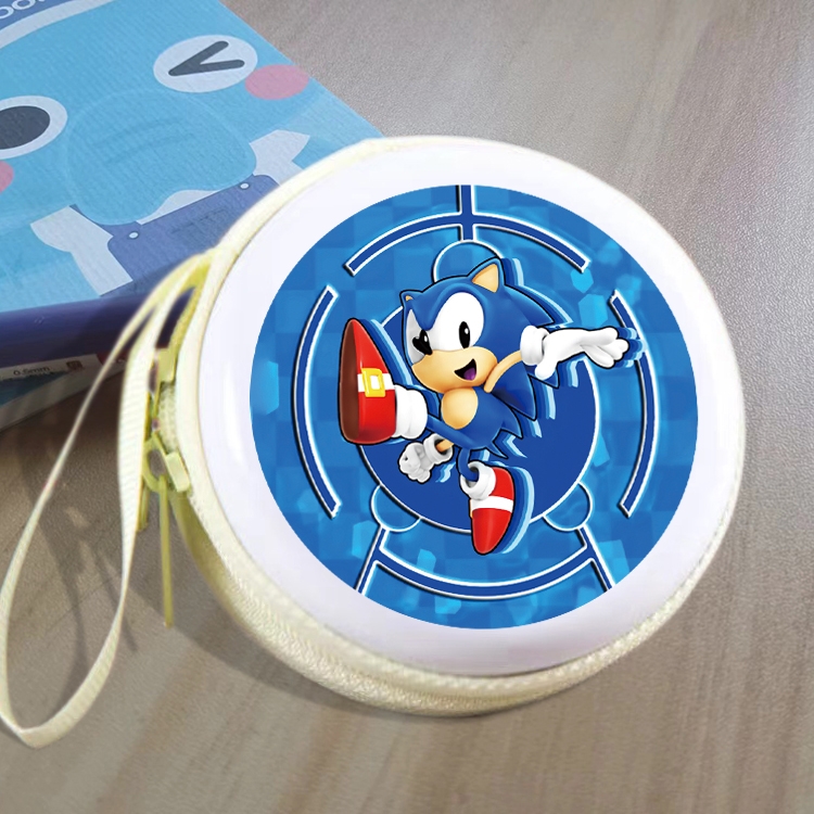 Sonic The Hedgehog Animation peripheral Tinning zipper zero wallet key bag