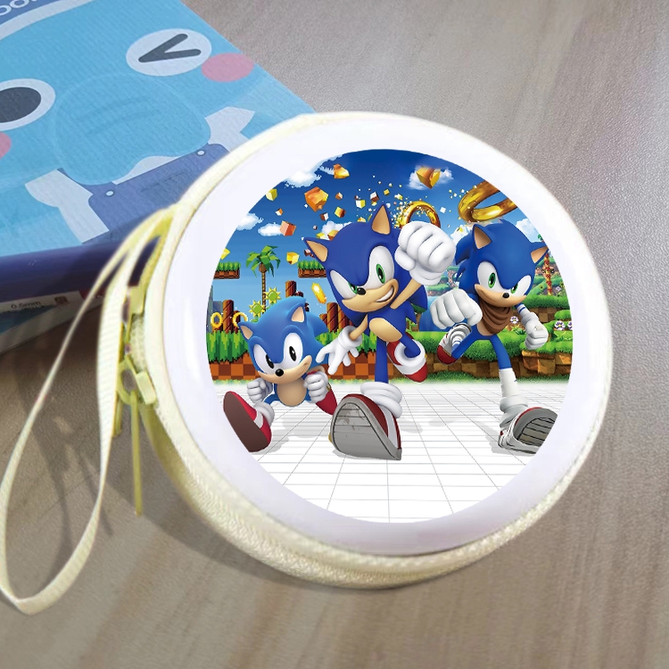 Sonic The Hedgehog Animation peripheral Tinning zipper zero wallet key bag