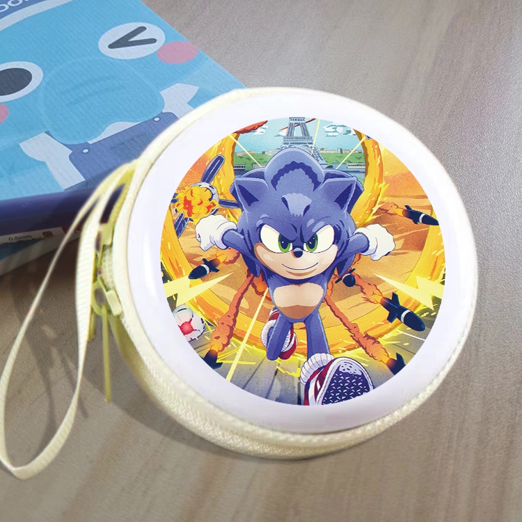 Sonic The Hedgehog Animation peripheral Tinning zipper zero wallet key bag