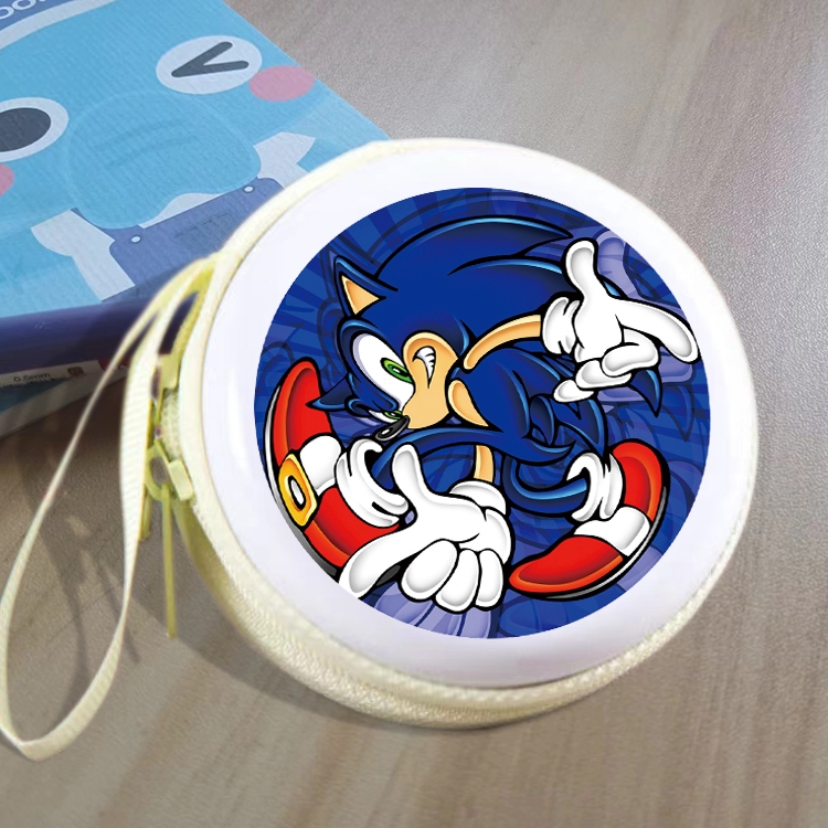 Sonic The Hedgehog Animation peripheral Tinning zipper zero wallet key bag