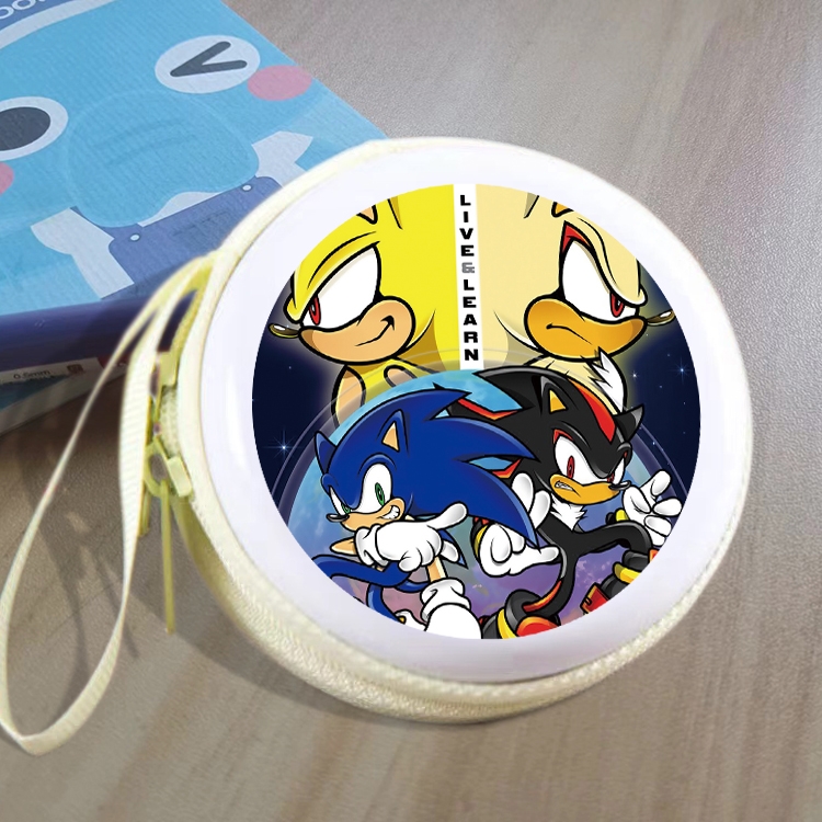 Sonic The Hedgehog Animation peripheral Tinning zipper zero wallet key bag