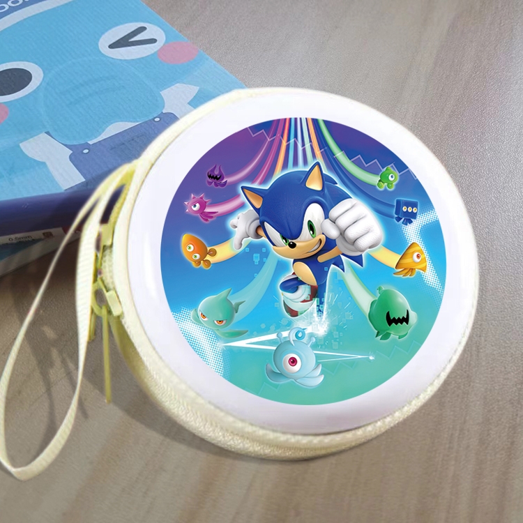 Sonic The Hedgehog Animation peripheral Tinning zipper zero wallet key bag