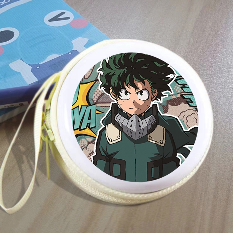 My Hero Academia Animation peripheral Tinning zipper zero wallet key bag