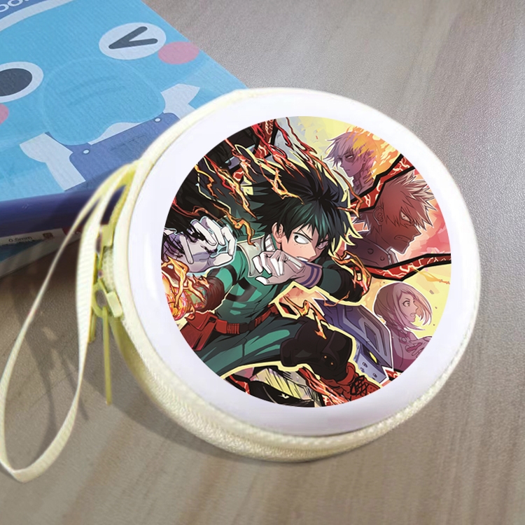 My Hero Academia Animation peripheral Tinning zipper zero wallet key bag