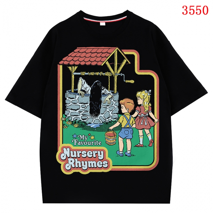 Evil illustration Anime Cotton Short Sleeve T-shirt from S to 4XL CMY-3550-2