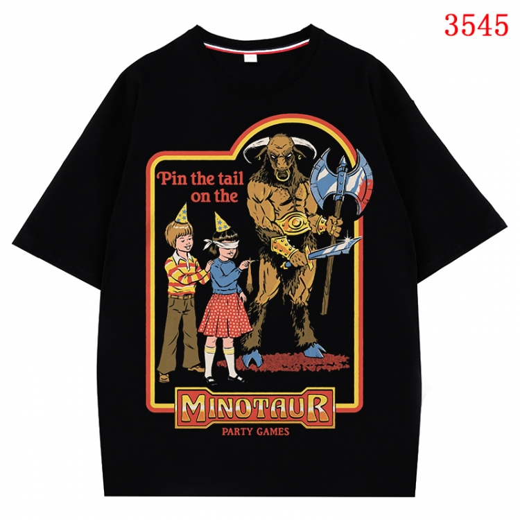 Evil illustration Anime Cotton Short Sleeve T-shirt from S to 4XL CMY-3545-2