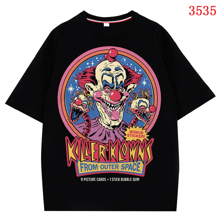 Evil illustration Anime Cotton Short Sleeve T-shirt from S to 4XL CMY-3535-2
