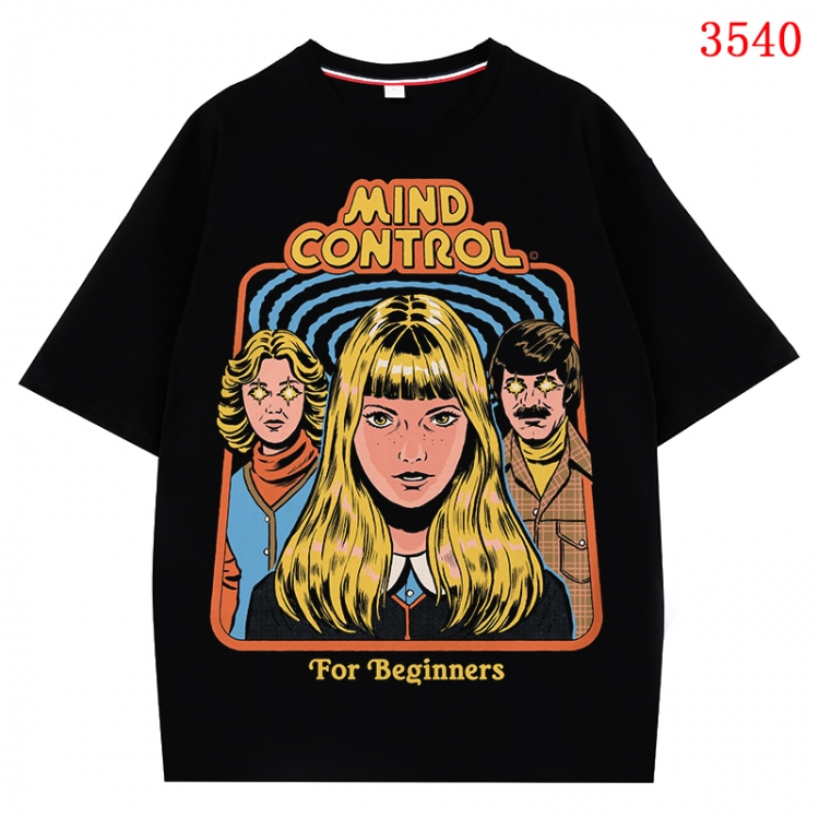 Evil illustration Anime Cotton Short Sleeve T-shirt from S to 4XL CMY-3540-2