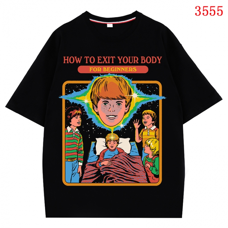 Evil illustration Anime Cotton Short Sleeve T-shirt from S to 4XL CMY-3555-2