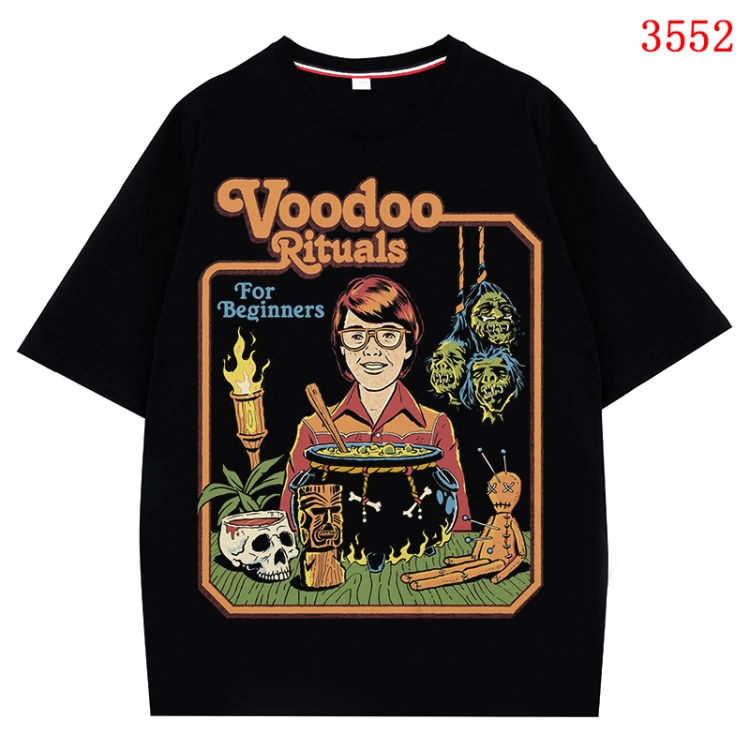 Evil illustration Anime Cotton Short Sleeve T-shirt from S to 4XL CMY-3552-2