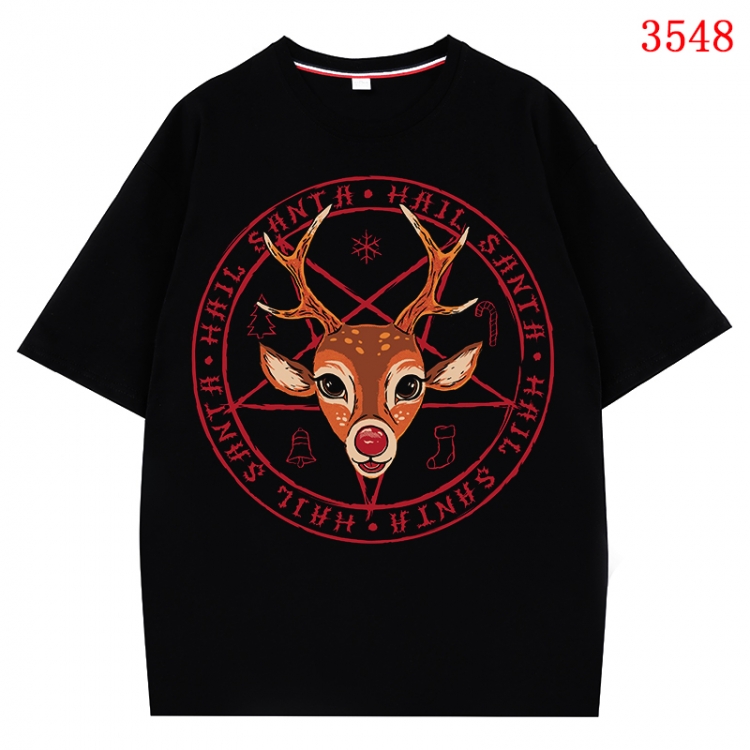 Evil illustration Anime Cotton Short Sleeve T-shirt from S to 4XL CMY-3548-2