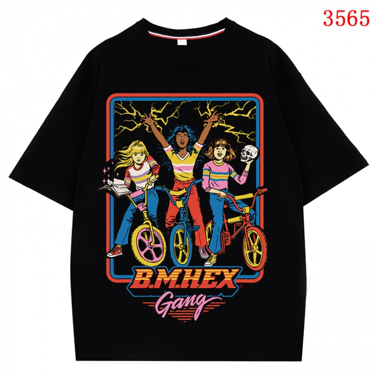 Evil illustration Anime Cotton Short Sleeve T-shirt from S to 4XL CMY-3565-2