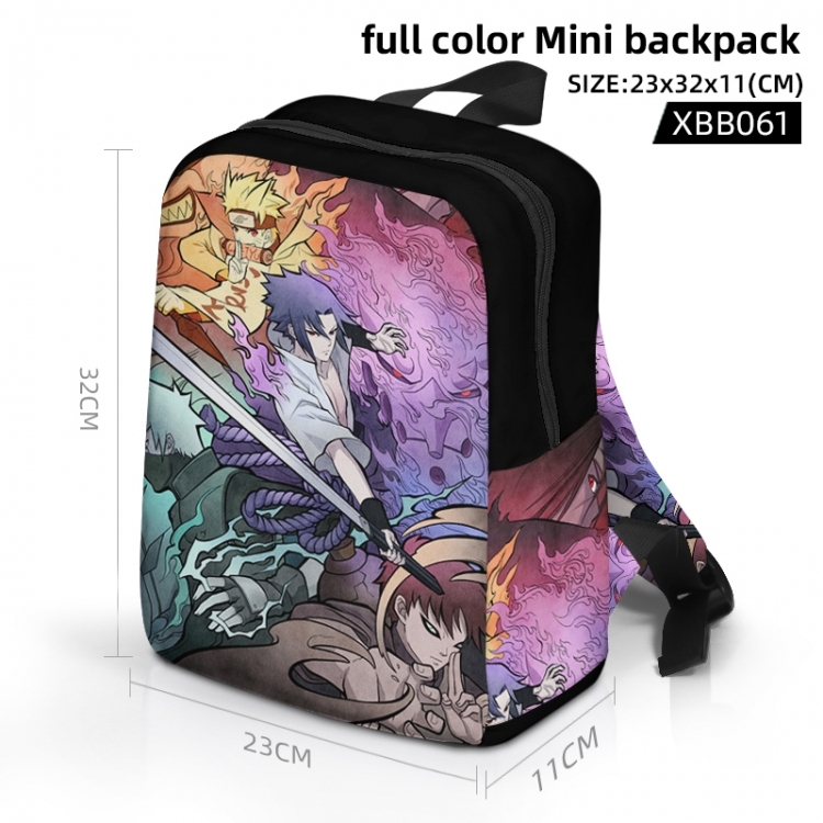 Naruto Anime full color backpack backpack backpack 23x32x11cm XBB061