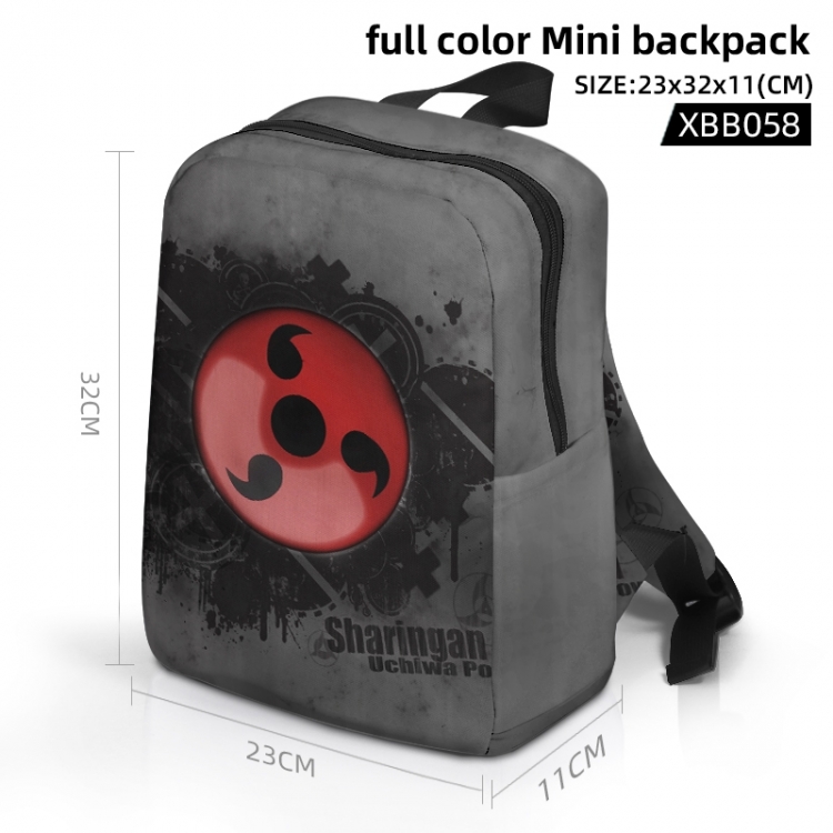 Naruto Anime full color backpack backpack backpack 23x32x11cm XBB058