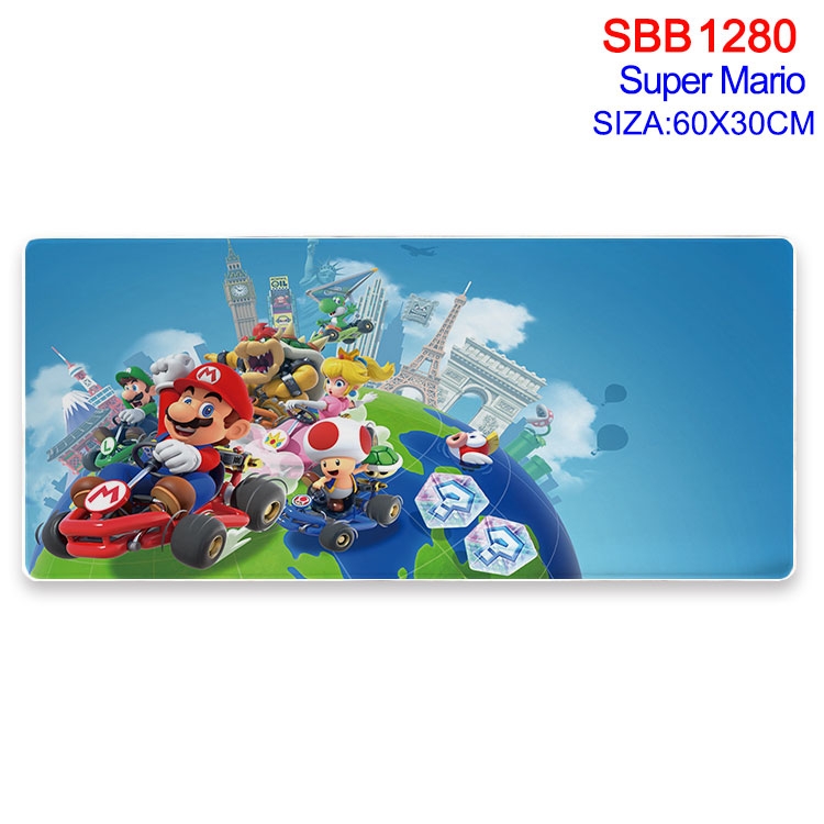 Super Mario Animation peripheral locking mouse pad 60X30cm SBB-1280-2