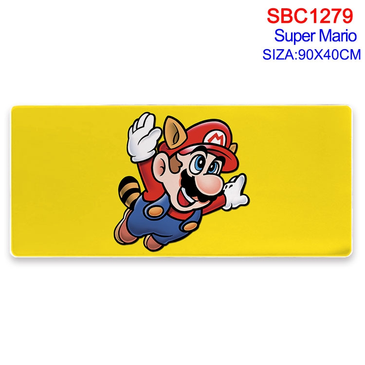 Super Mario Anime peripheral edge lock mouse pad 90X40CM SBC-1279-2