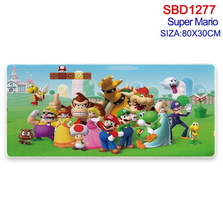Super Mario  Animation peripheral locking mouse pad 80X30cm SBD-1277-2