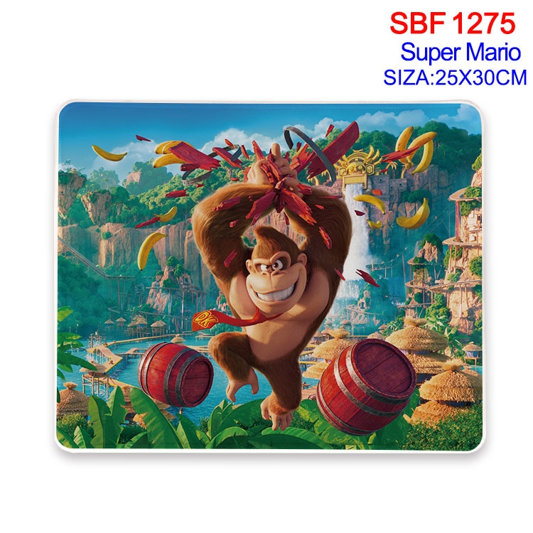 Super Mario Animation peripheral locking mouse pad 25X30CM SBF-1275-2