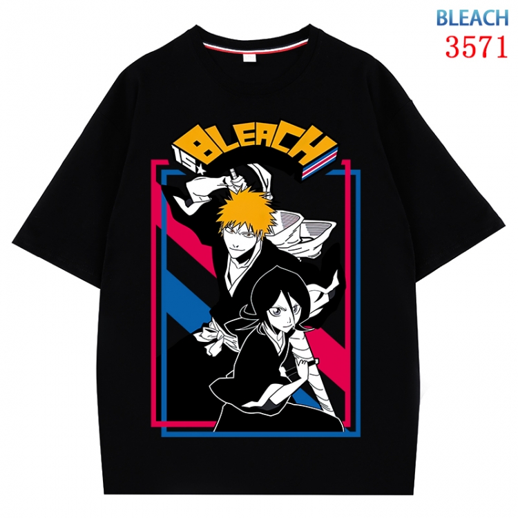 Bleach Anime Pure Cotton Short Sleeve T-shirt Direct Spray Technology from S to 4XL  CMY-3571-2