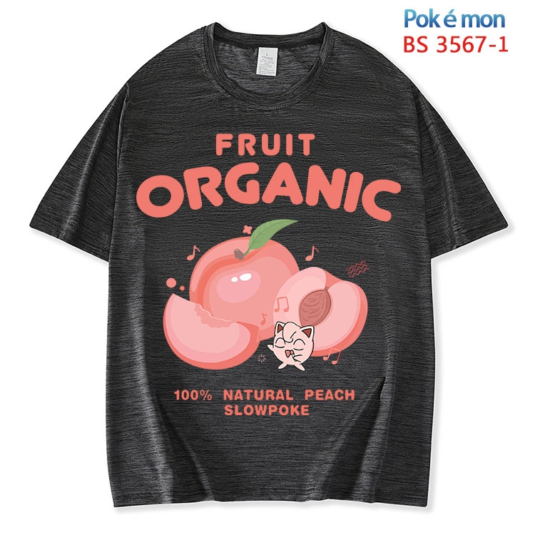 Pokemon  ice silk cotton loose and comfortable T-shirt from XS to 5XL  BS-3567-1