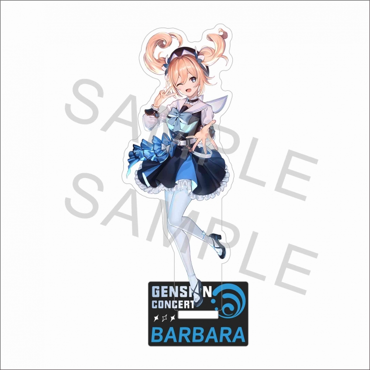 Genshin Impact Anime characters acrylic Standing Plates Keychain 15cm