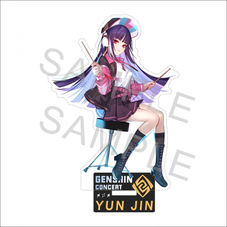 Genshin Impact Anime characters acrylic Standing Plates Keychain 15cm