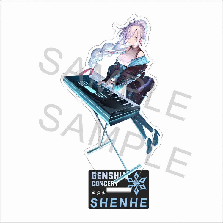 Genshin Impact Anime characters acrylic Standing Plates Keychain 15cm