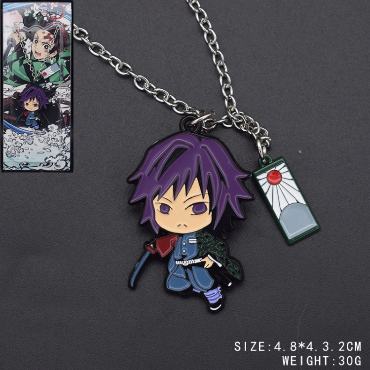 Demon Slayer Kimets Anime peripheral metal keychain pendant