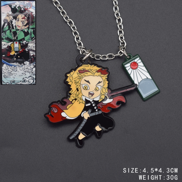 Demon Slayer Kimets Anime peripheral metal keychain pendant