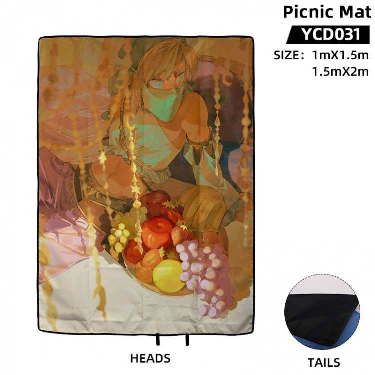 The Legend of Zelda Anime surrounding picnic mat 100X150cm supports customization with a single image YCD031