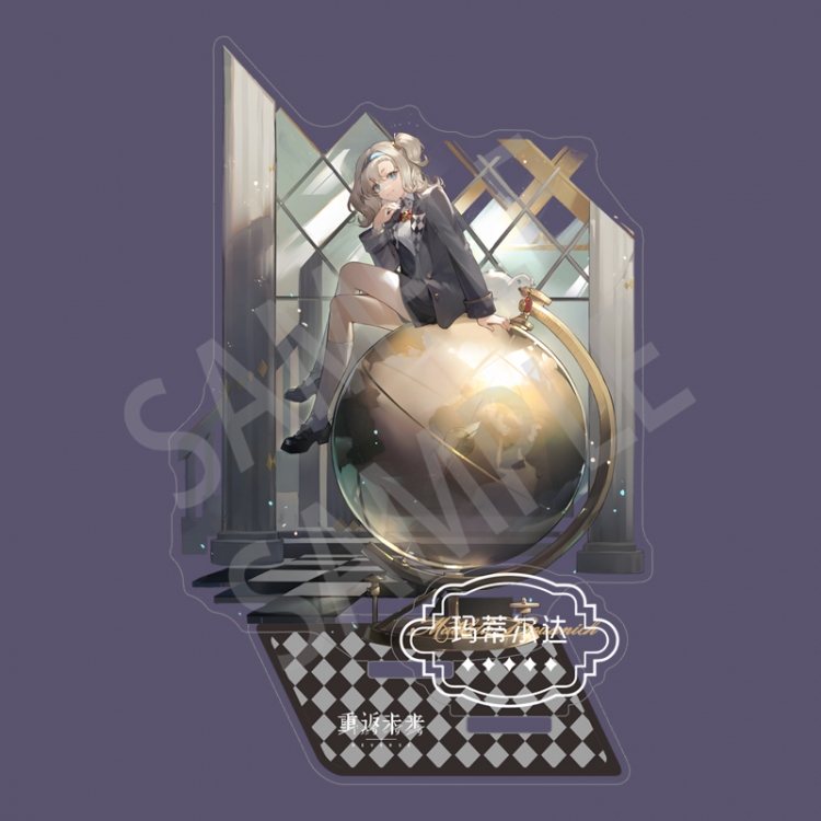 Reverse: 1999 Anime characters Double Insert Style acrylic Standing Plates Keychain 15m