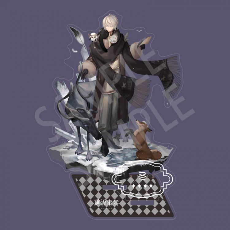 Reverse: 1999 Anime characters Double Insert Style acrylic Standing Plates Keychain 15m