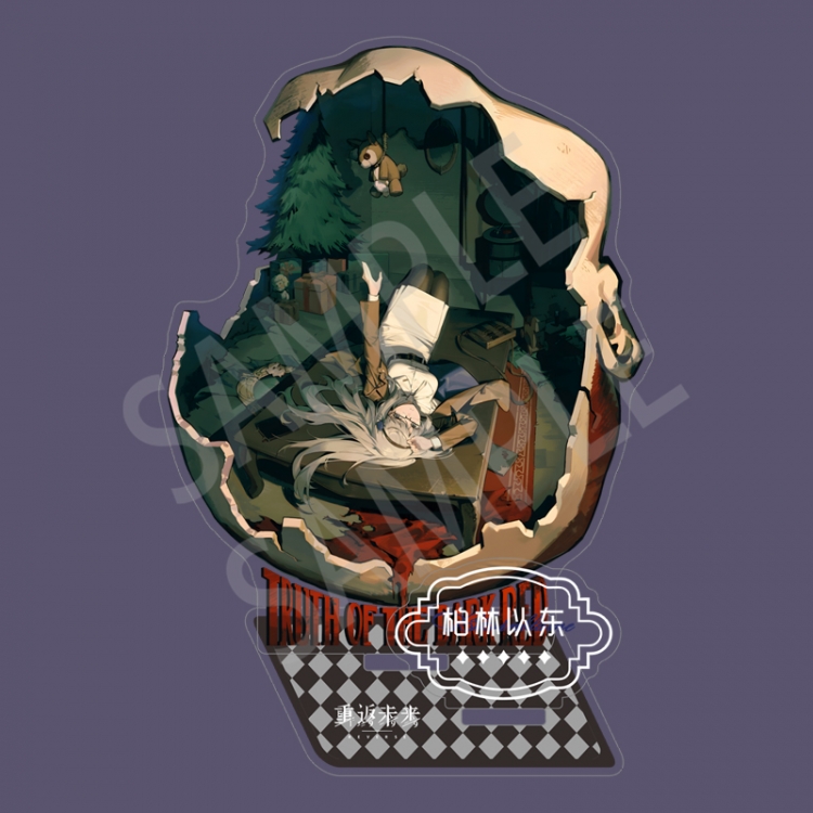 Reverse: 1999 Anime characters Double Insert Style acrylic Standing Plates Keychain 15m