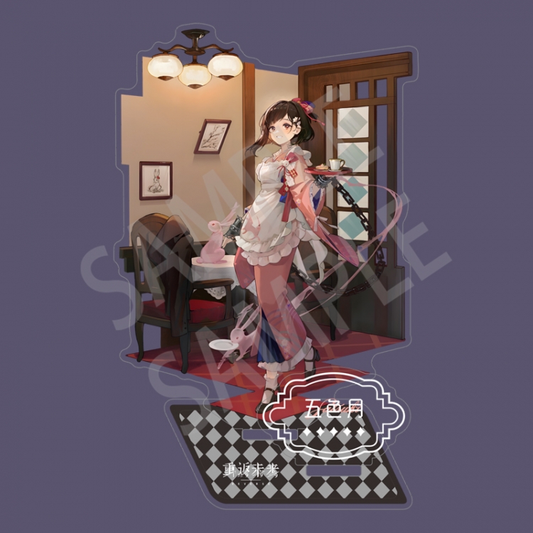 Reverse: 1999 Anime characters Double Insert Style acrylic Standing Plates Keychain 15m