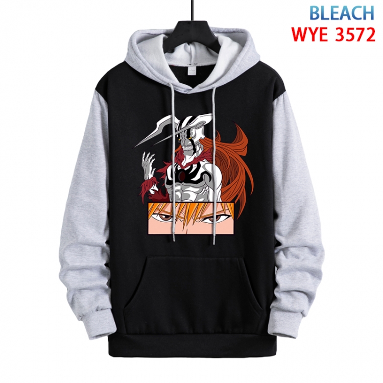 Bleach Anime color contrast patch pocket sweater from XS to 4XL WYE-3572