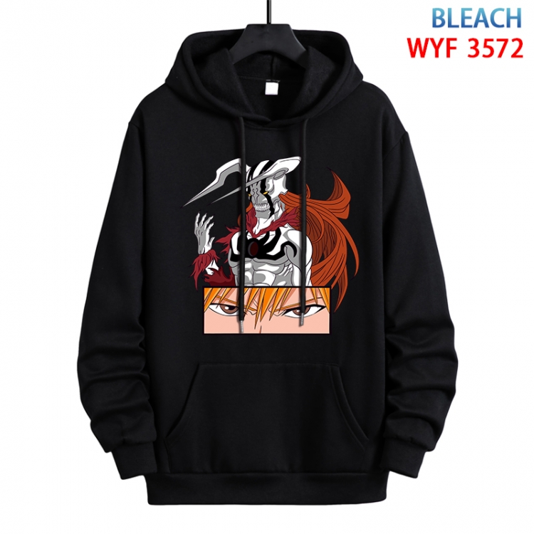 Bleach Anime color contrast patch pocket sweater from XS to 4XL WYF-3572