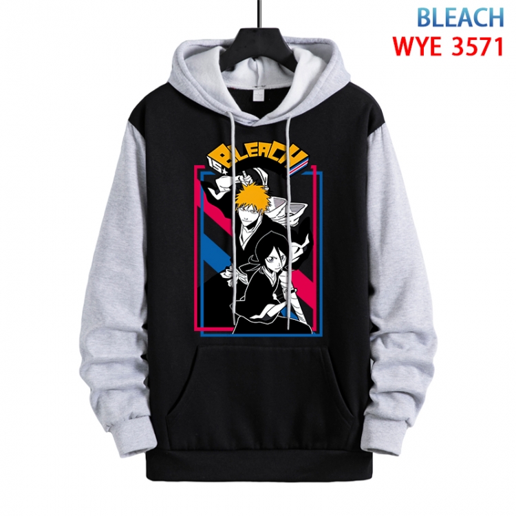 Bleach Anime color contrast patch pocket sweater from XS to 4XL WYE-3571